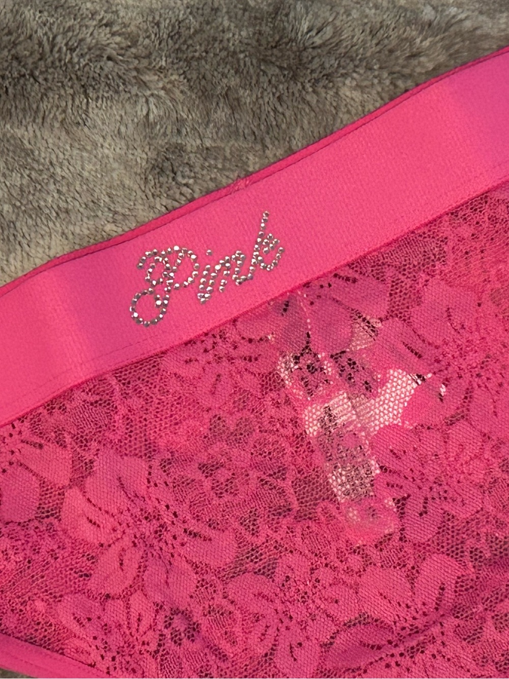 PINK Victoria's Secret thong panties size small NWT - Picture 2 of 11